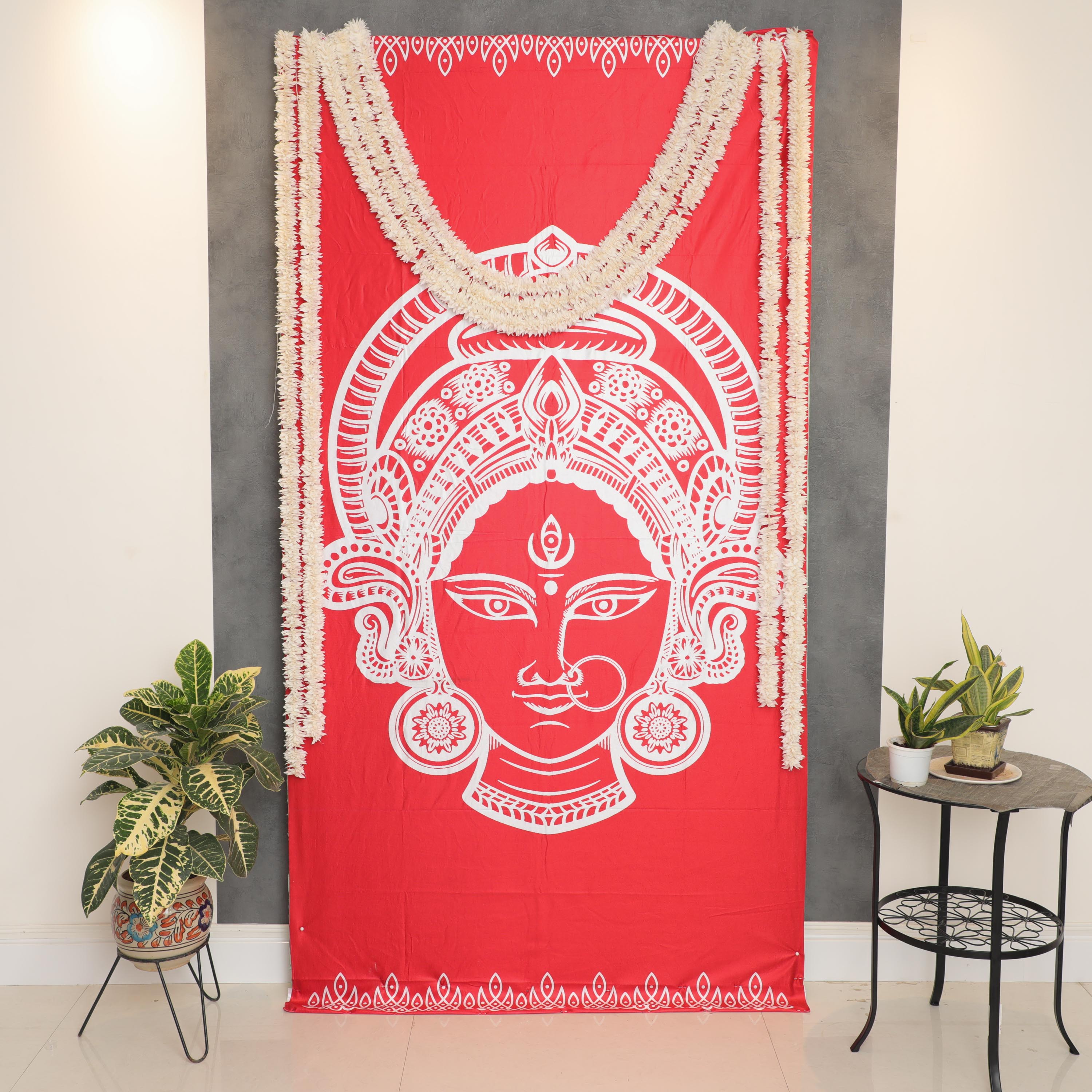 Cloth Backdrop kit for indoor Indian Decorations in the USA